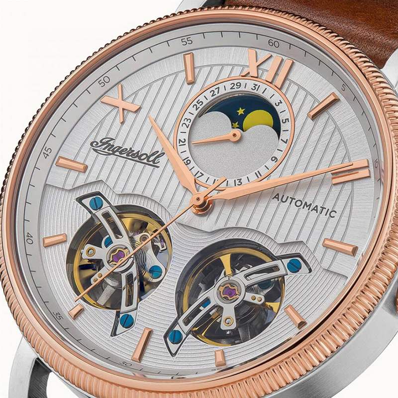 美國(guó)產(chǎn)小眾雙陀飛輪腕表:英格索好萊塢自動(dòng)手表-復(fù)刻表