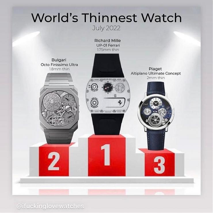 世界最薄腕表！RICHARD MILLE RM UP-01 Ferrari的三項(xiàng)超薄特點(diǎn)-復(fù)刻表