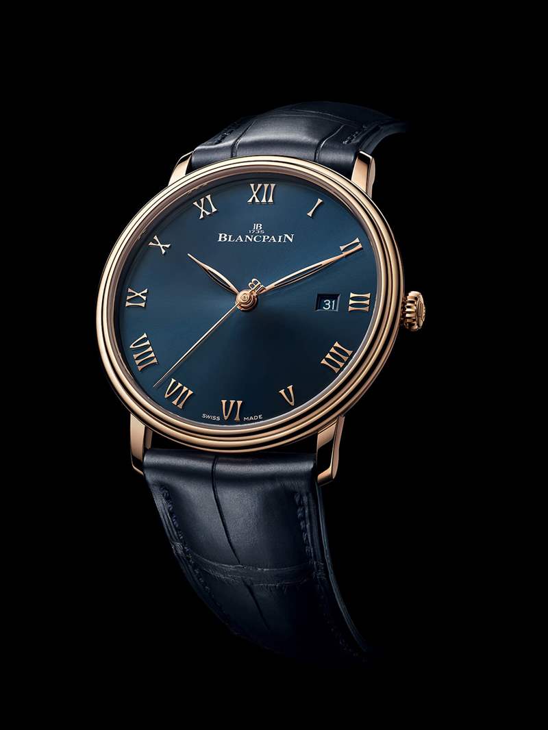 寶珀 Villeret Ultraplate 藍(lán)色表盤(pán)