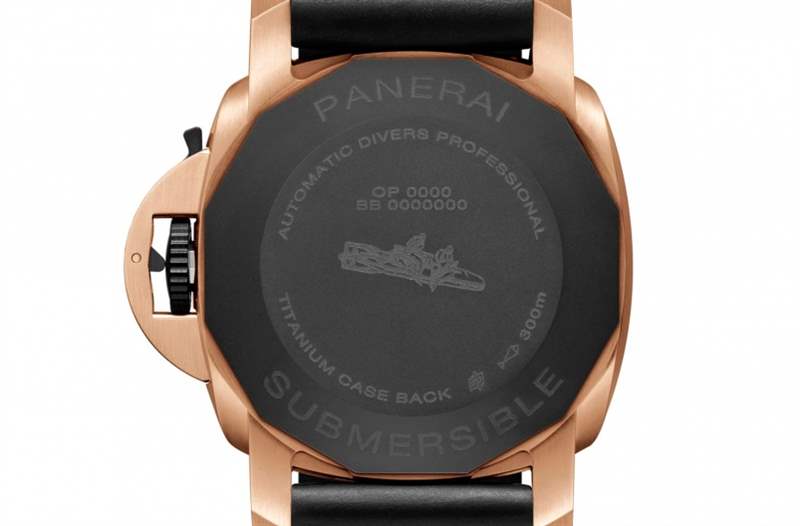 Panerai Submersible Goldtech Orocarbo大玩超搶眼紅金X碳纖維造型-復(fù)刻表