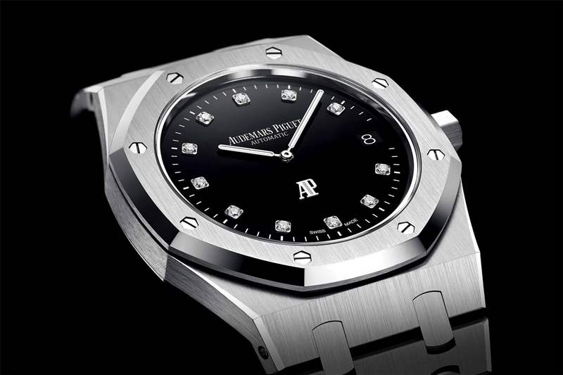 愛(ài)彼皇家橡樹(shù)“Jumbo”15206超薄鉆石時(shí)標(biāo)玫瑰金-復(fù)刻表