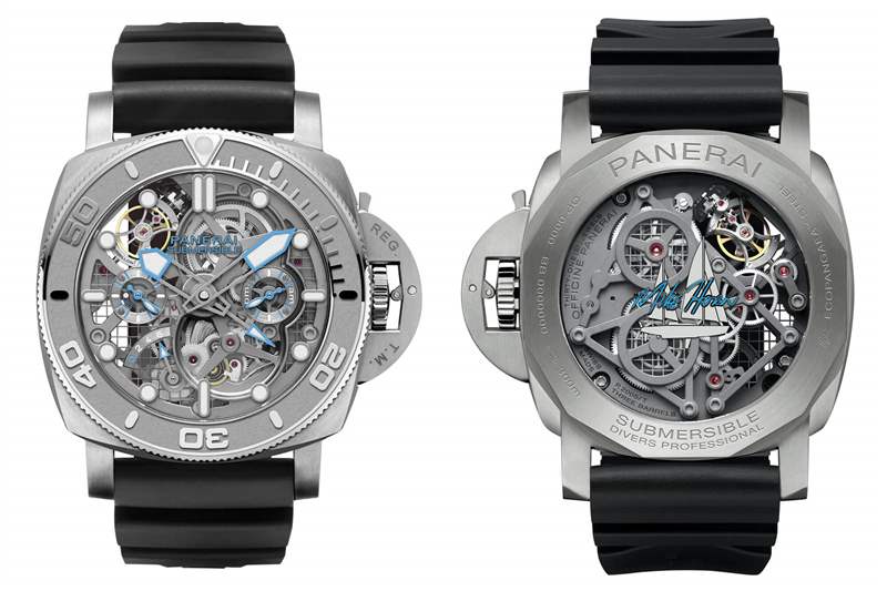 沛納海機械鏤空設(shè)計潛水表PAM01108-復刻表