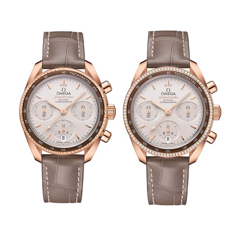 歐米茄速度大師38mm Sedna塞娜和黃金款手表-復刻表