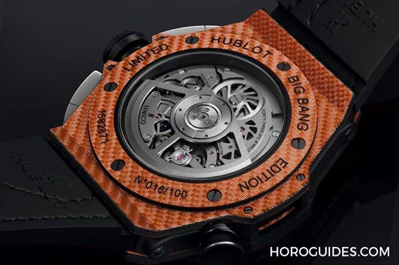 橘色、超輕量、可計桿數(shù)，Hublot Big Bang Unico高爾夫球表新色亮相-復刻表
