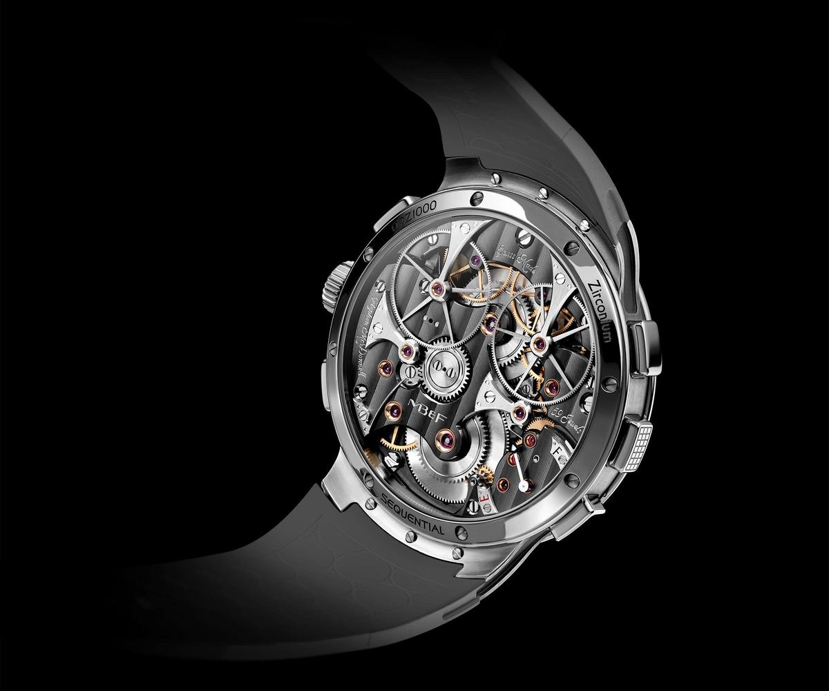 完美演繹一加一大于二的道理！MB&F首款計(jì)時(shí)碼表現(xiàn)身-復(fù)刻表