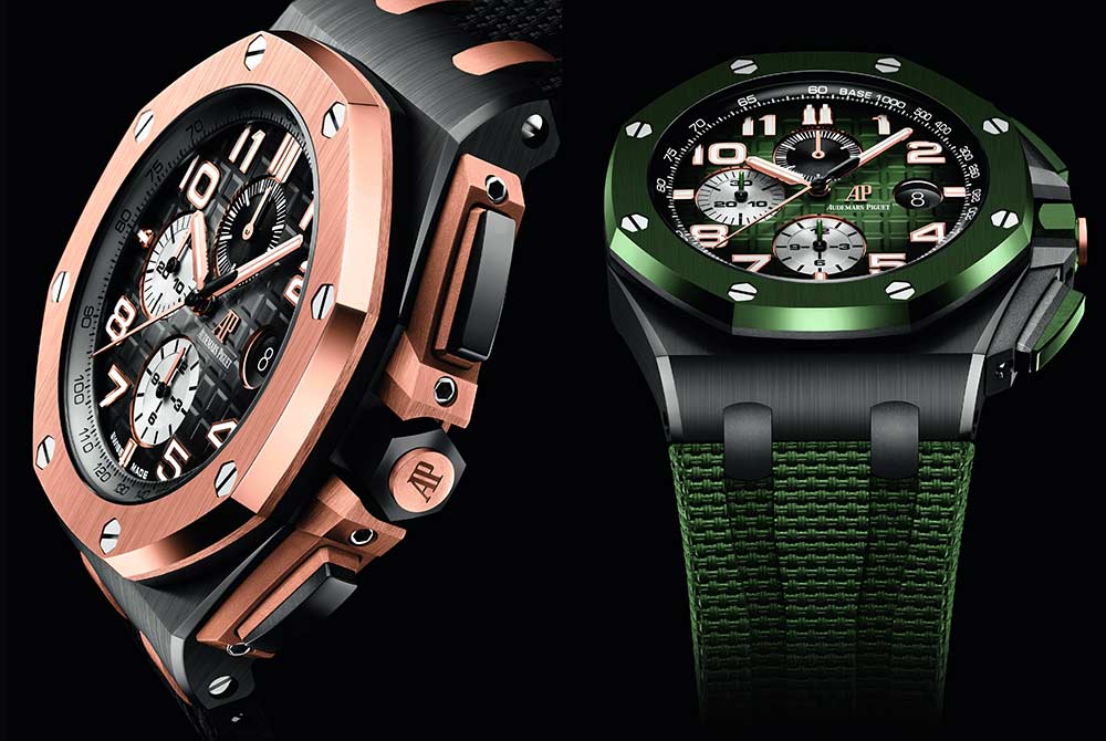 愛(ài)彼ap皇家橡樹(shù)離岸煙熏表盤，男士們的顏色-復(fù)刻表