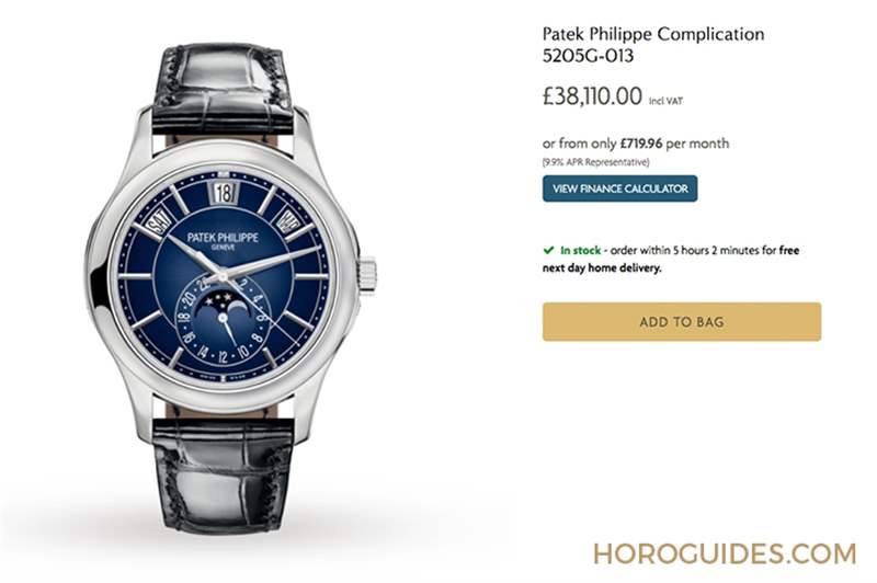 百達(dá)翡麗也做電商？表王開放英美經(jīng)銷商線上銷售部分款式-復(fù)刻表