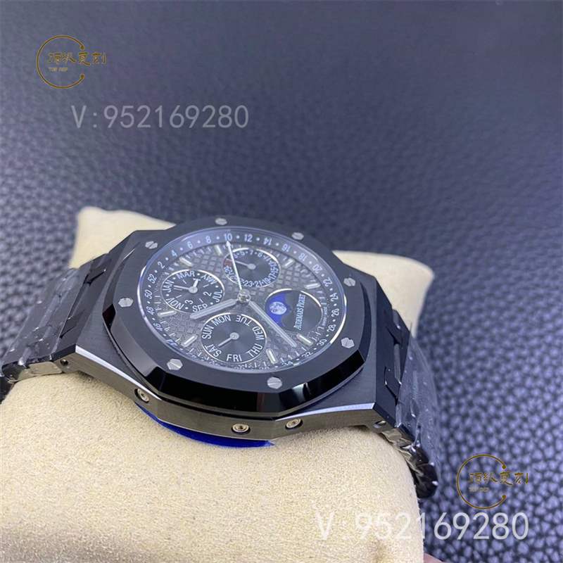 APS廠AP愛彼萬年歷AP26579黑陶瓷皇家橡樹復(fù)刻表做工怎么樣-復(fù)刻表