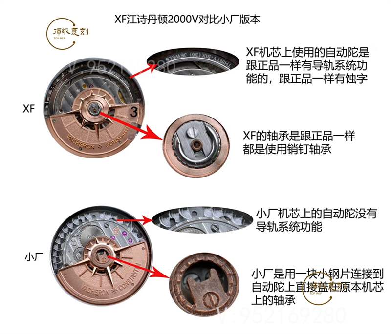 XF廠(chǎng)江詩(shī)丹頓海外超薄2000V復(fù)刻表對(duì)比小廠(chǎng)版本怎么樣-復(fù)刻表