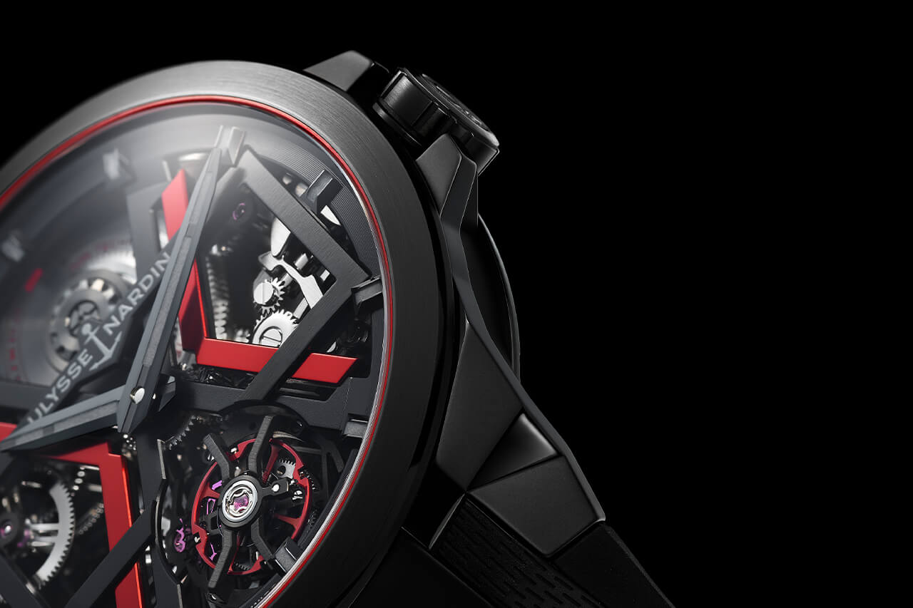 雅典表Ulysse Nardin Blast系列1723-400經(jīng)典機(jī)械設(shè)計腕表-復(fù)刻表