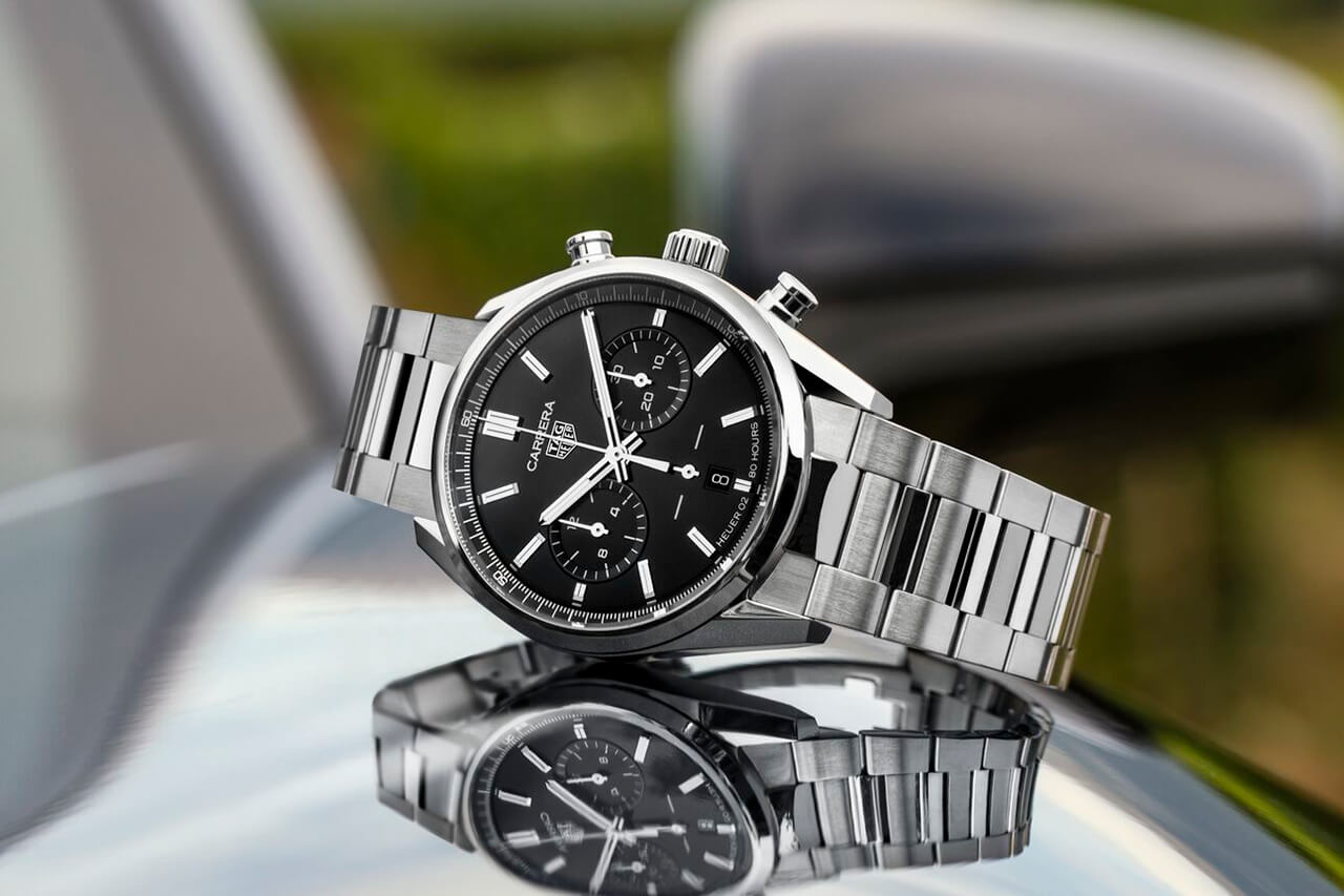 泰格豪雅Carrera 42毫米計時碼表系列-復(fù)刻表