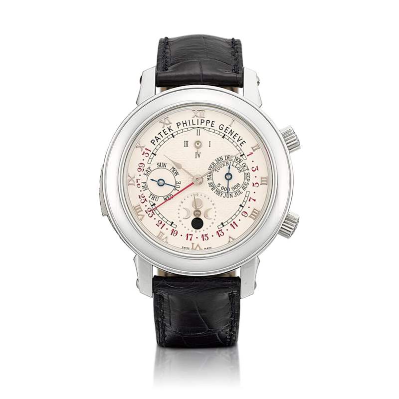 圖片來源:香港蘇富比 百達(dá)翡麗最終極頂級收藏現(xiàn)身拍賣場曾是最復(fù)雜時(shí)計(jì)估價(jià)達(dá)2千萬-復(fù)刻表