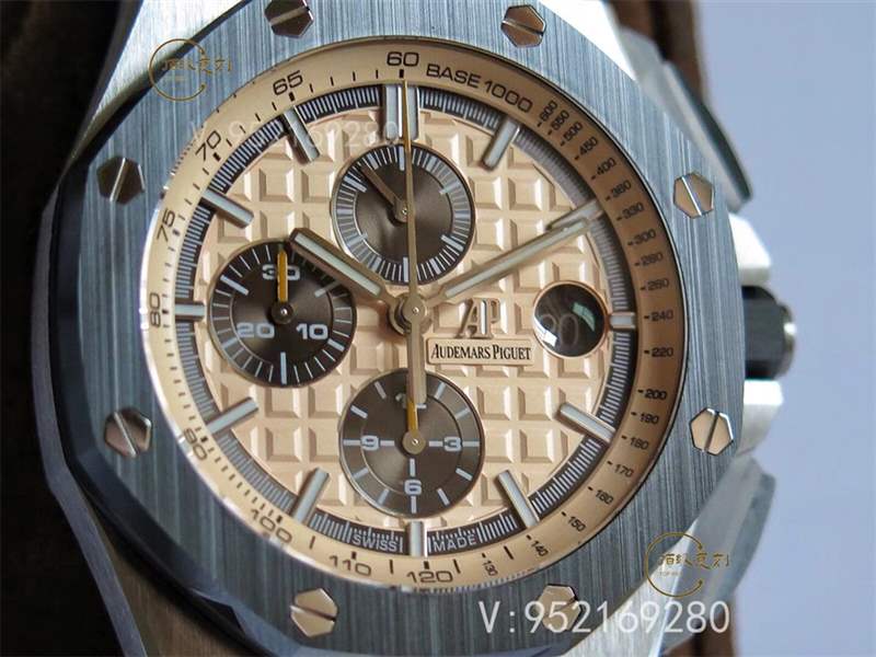 JF廠AP愛彼26400迷彩色皇家橡樹離岸型計時復(fù)刻表做工怎么樣-復(fù)刻表