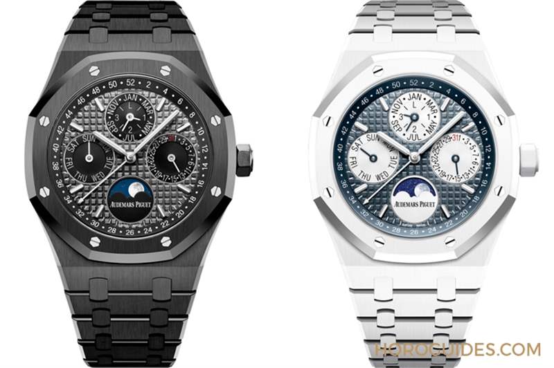 愛彼第一只藍(lán)色陶瓷表！皇家橡樹萬年歷藍(lán)色陶瓷鏈帶腕表-復(fù)刻表