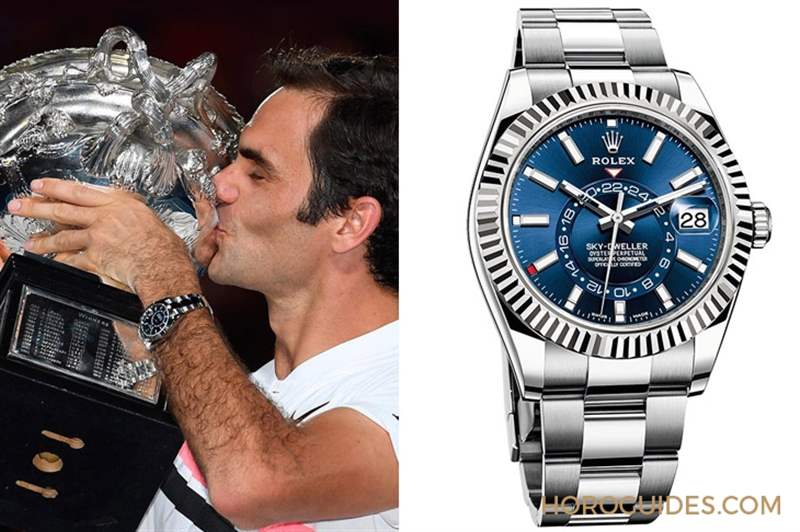 回顧那些高光時刻，Roger Federer費德勒與Rolex偕伴20年-復(fù)刻表