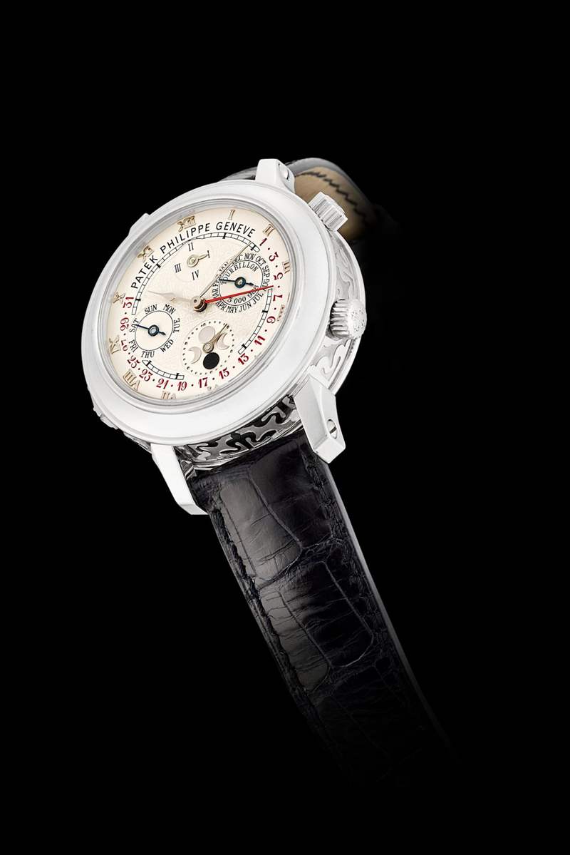 圖片來源:香港蘇富比 百達(dá)翡麗最終極頂級收藏現(xiàn)身拍賣場曾是最復(fù)雜時(shí)計(jì)估價(jià)達(dá)2千萬-復(fù)刻表