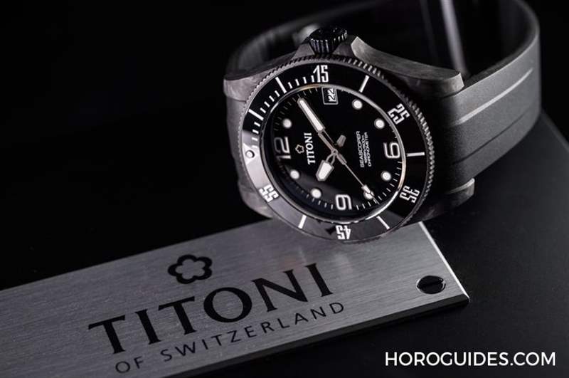 夏末黑魂大魔王來(lái)襲TITONI Seascoper CarbonTech 彩虹圈大升級(jí)-復(fù)刻表