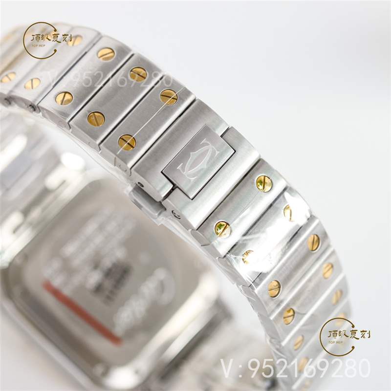 GF廠卡地亞35mm中號(hào)山度士復(fù)刻表新品做工評(píng)測(cè)-復(fù)刻表