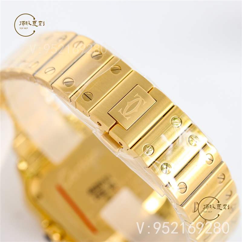 GF廠卡地亞35mm中號(hào)山度士復(fù)刻表新品做工評(píng)測(cè)-復(fù)刻表