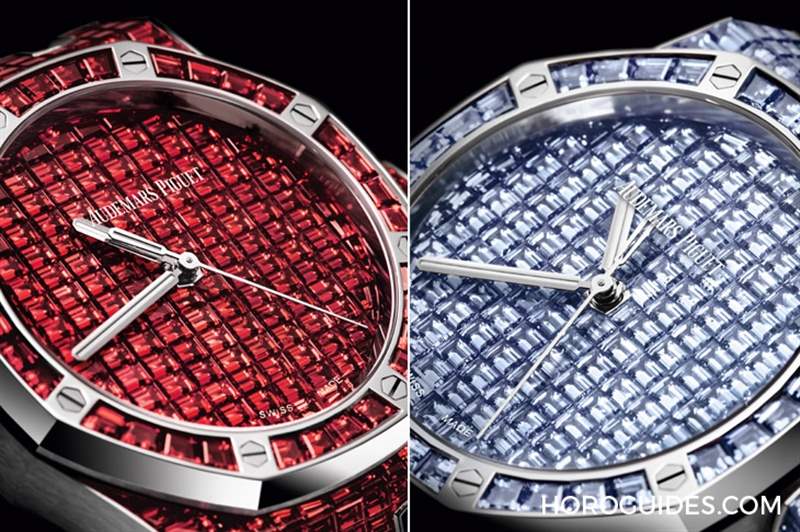 10種寶石上陣！款款都是主角｜愛彼皇家橡樹系列自動(dòng)上鏈腕表白金款-復(fù)刻表