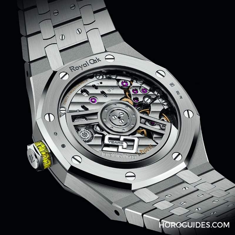 10種寶石上陣！款款都是主角｜愛彼皇家橡樹系列自動(dòng)上鏈腕表白金款-復(fù)刻表