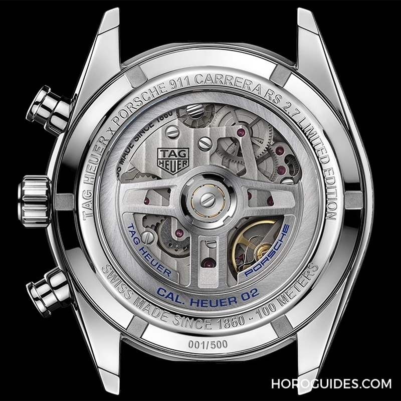 最速德國量產(chǎn)車問世50年，TAG Heuer推出Porsche 911 Carrera RS 2.7限量腕表傳神演繹-復刻表