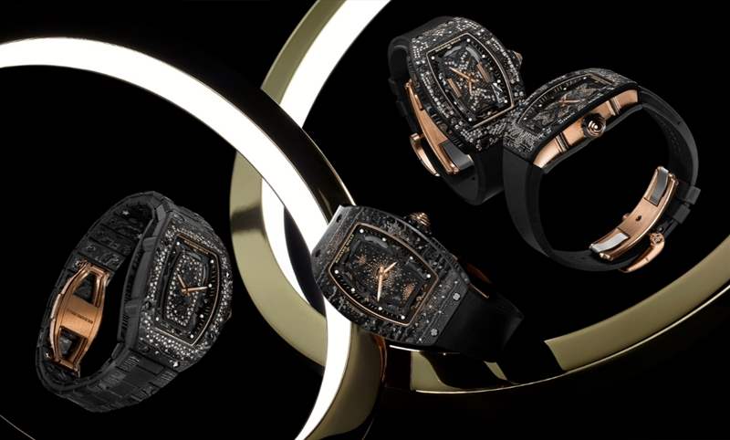 碳纖維鑲嵌鉆石的明暗共生之美｜RICHARD MILLE RM 07-01 INTERGALACTIC星系推出4款新作-復(fù)刻表