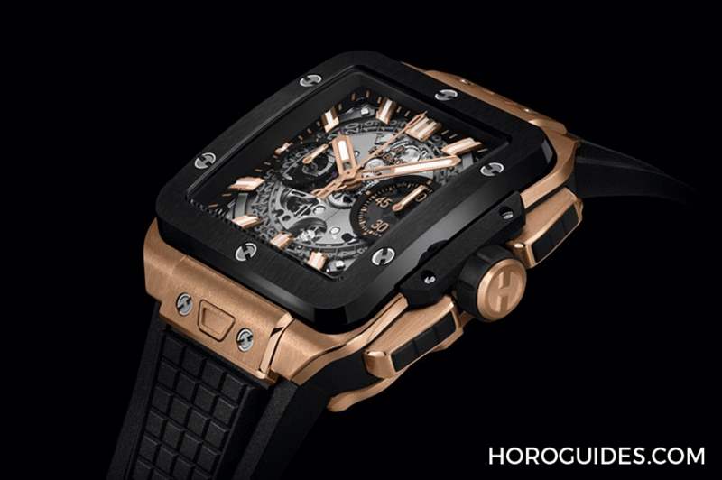 高階運(yùn)動(dòng)方表這樣搭，怎一個(gè)瀟灑了得｜Hublot Square Bang Unico計(jì)時(shí)碼表-復(fù)刻表