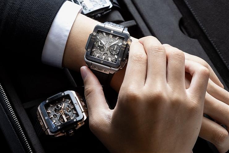 HUBLOT - HUBLOT宇舶Square Bang Unico 高階方形運(yùn)動腕表最受矚目超級新星