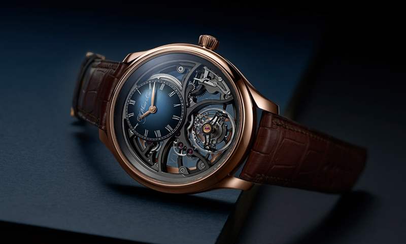 賀高登鐘表50周年！ H. Moser & Cie.勇創(chuàng)者圓柱陀飛輪鏤空紀(jì)念腕表限量發(fā)行