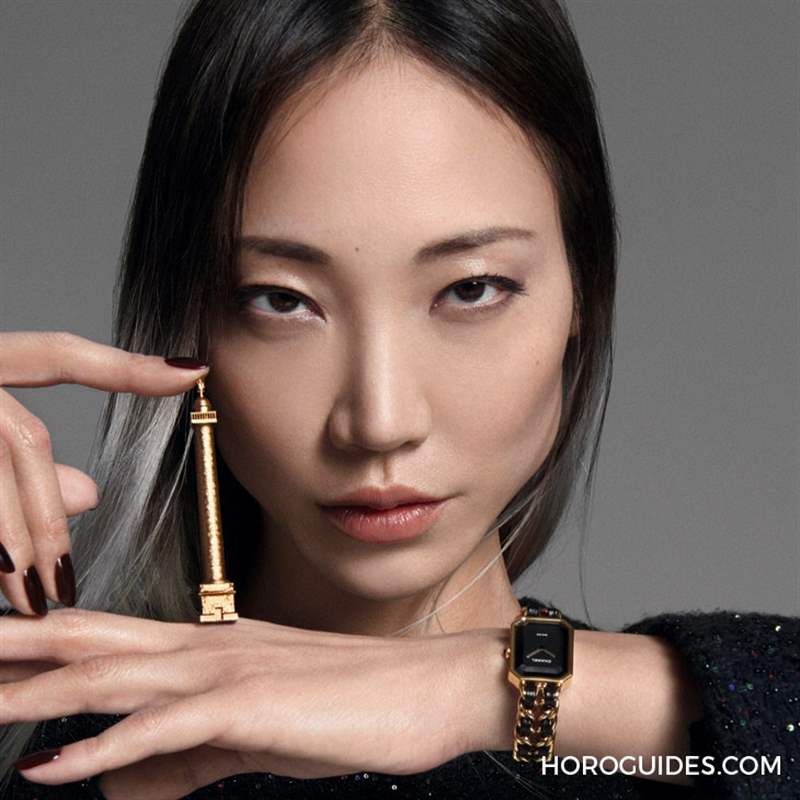 35年經(jīng)典CHANEL Première腕表升級(jí)再現(xiàn)，超模樸秀珠同框揭幕-復(fù)刻表