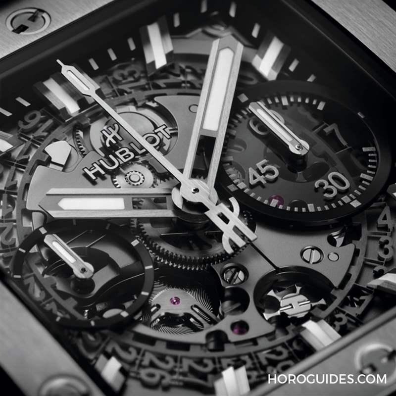 高階運(yùn)動(dòng)方表這樣搭，怎一個(gè)瀟灑了得｜Hublot Square Bang Unico計(jì)時(shí)碼表-復(fù)刻表