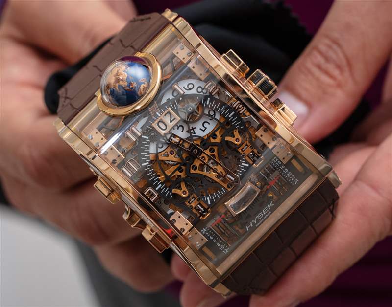 不再生產(chǎn)：550,000 美元 Hysek Colosso GMT 三問腕表-復(fù)刻表