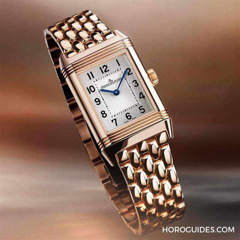 Reverso Duetto Small 翻轉(zhuǎn)系列雙面腕表小型玫瑰金款-復(fù)刻表