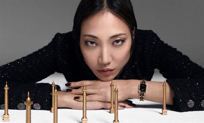35年經(jīng)典CHANEL Première腕表升級(jí)再現(xiàn)，超模樸秀珠同框揭幕-復(fù)刻表