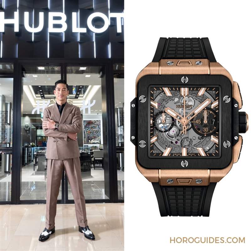 高階運(yùn)動(dòng)方表這樣搭，怎一個(gè)瀟灑了得｜Hublot Square Bang Unico計(jì)時(shí)碼表-復(fù)刻表