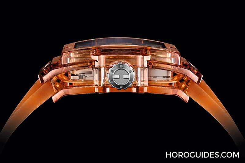 高透光冰橙色！Hublot Spirit of Big Bang冰橙藍寶石陀飛輪五日鏈腕表-復刻表