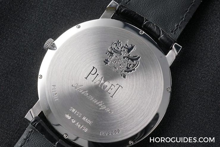 機(jī)芯表殼融為一體超薄表叫我第一名PIAGET Altiplano 910P-復(fù)刻表