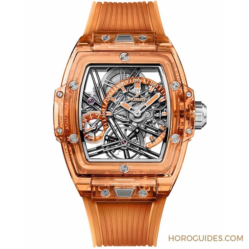 高透光冰橙色！Hublot Spirit of Big Bang冰橙藍寶石陀飛輪五日鏈腕表-復刻表