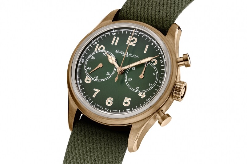 Montblanc 1858 Chronograph Automatic Chronograph Limited Edition 價錢介紹 熱門銅表入手推介|與別不「銅」的復(fù)古味道-復(fù)刻表