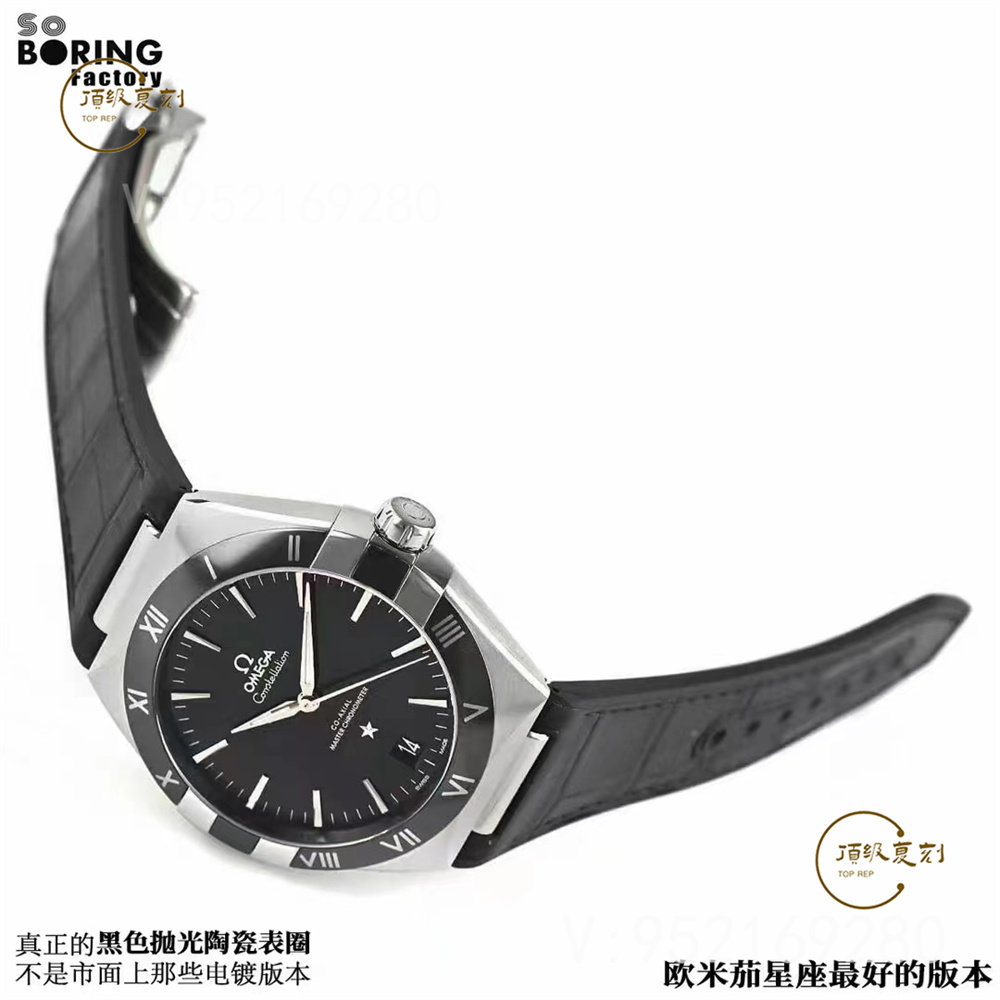 SBF廠歐米茄星座41mm評(píng)測(cè)-VS廠第五代星座黑色陶瓷圈怎么樣-復(fù)刻表