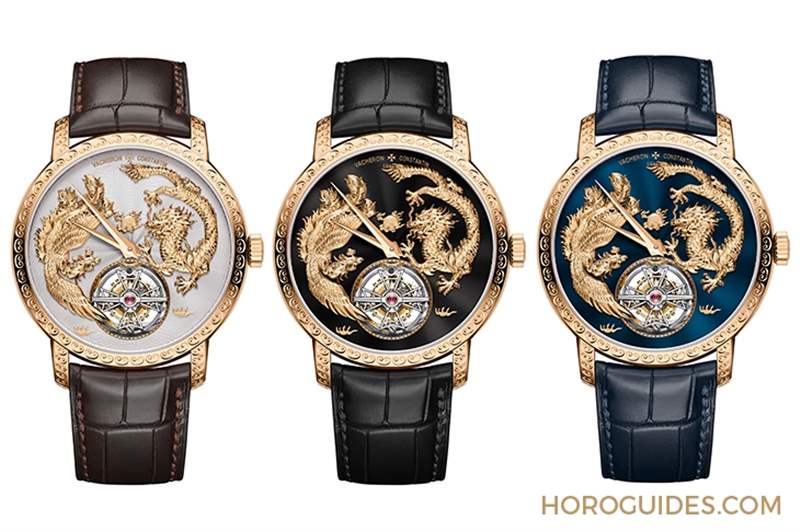 龍鳳戲珠，江詩丹頓Traditionnelle陀飛輪腕表-復(fù)刻表