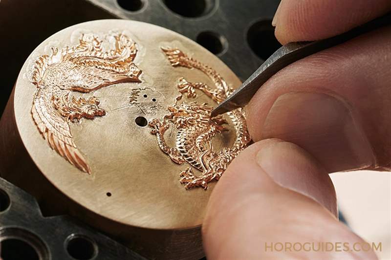 龍鳳戲珠，江詩丹頓Traditionnelle陀飛輪腕表-復(fù)刻表