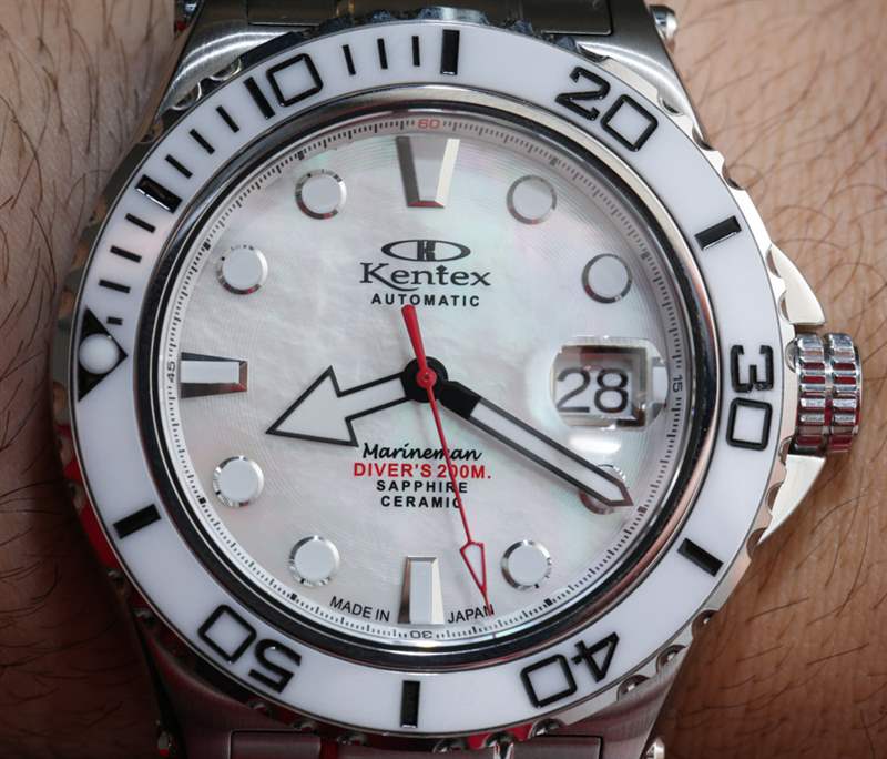 Kentex Marineman藍寶石陶瓷腕表上手體驗-復刻表