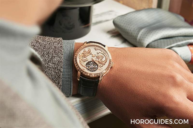 龍鳳戲珠，江詩丹頓Traditionnelle陀飛輪腕表-復(fù)刻表