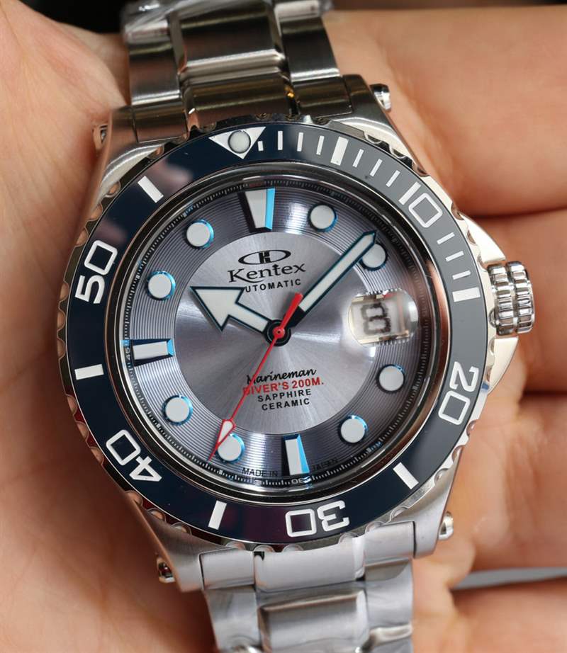 Kentex Marineman藍寶石陶瓷腕表上手體驗-復刻表