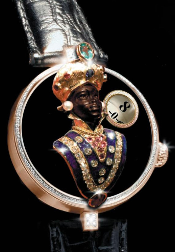 莫雷托Angular Momentum摩爾人雕像表盤手表-復(fù)刻表