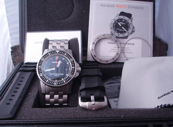 Korsbek Ocean Explorer Watch case 科爾斯貝克海洋探險家1000米限量版100枚-復刻表
