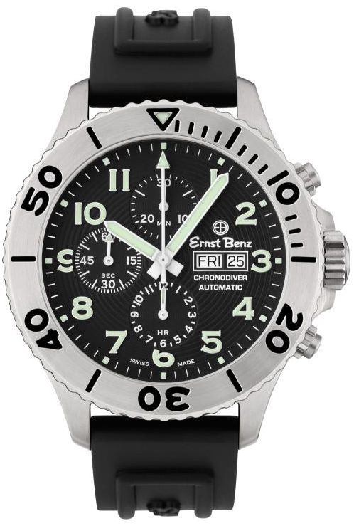 恩斯特·奔馳（Ernst Benz）的白盤(pán)多功能計(jì)時(shí)200M潛水腕表-復(fù)刻表
