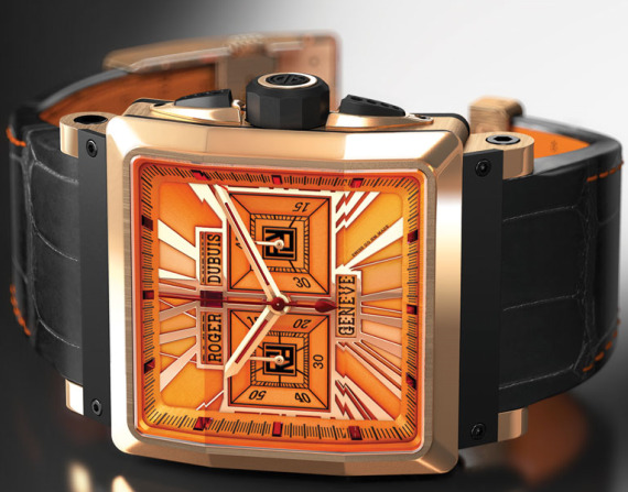羅杰杜彼國(guó)王廣場(chǎng)Roger Dubuis Kingsqaure導(dǎo)柱輪計(jì)時(shí)腕表-復(fù)刻表